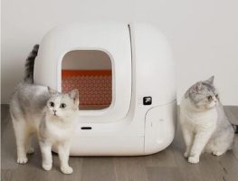 arenero para gatos autolimpiable eléctrico